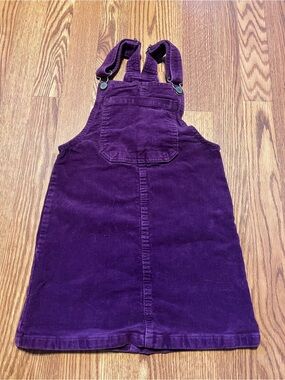 Art Class Girls' Purple Corduroy Overall Dress size medium (7/8)